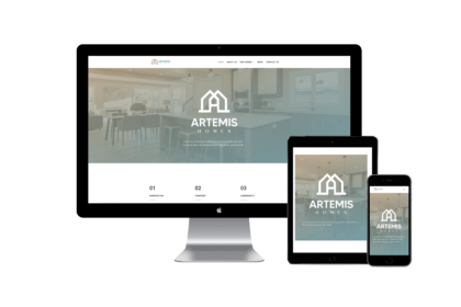 Artemis Homes Website Design