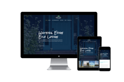 Waters Edge Eco Lodge Website Design